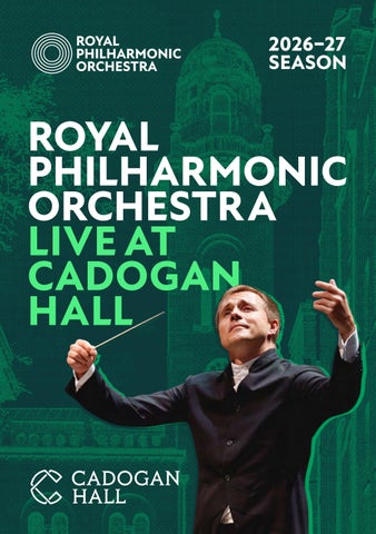 RPO Cadogan Hall 2026–27 Season