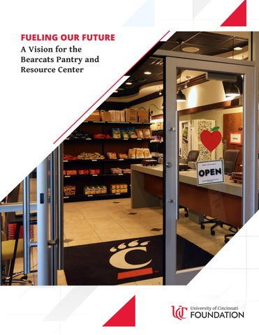 Fueling our Future - A Vision for the Bearcats Pantry and Resource Center