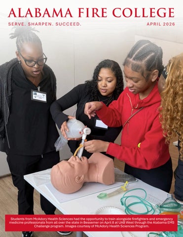 Alabama Fire College - April 2026 Newsletter