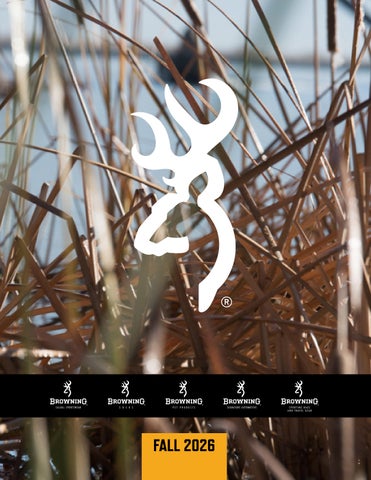 Fall 2026 Browning Catalog