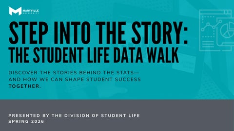 Maryville University 2026 Student Life Data Walk