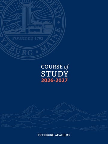 Course of Study 2026-27
