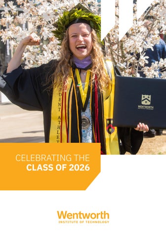 Wentworth Spring 2026 Commencement Program Book