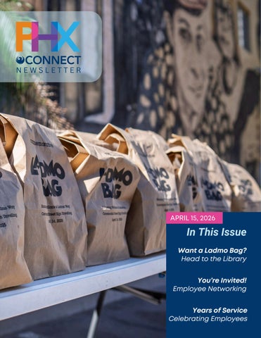 PHXConnect Newsletter April 15, 2026
