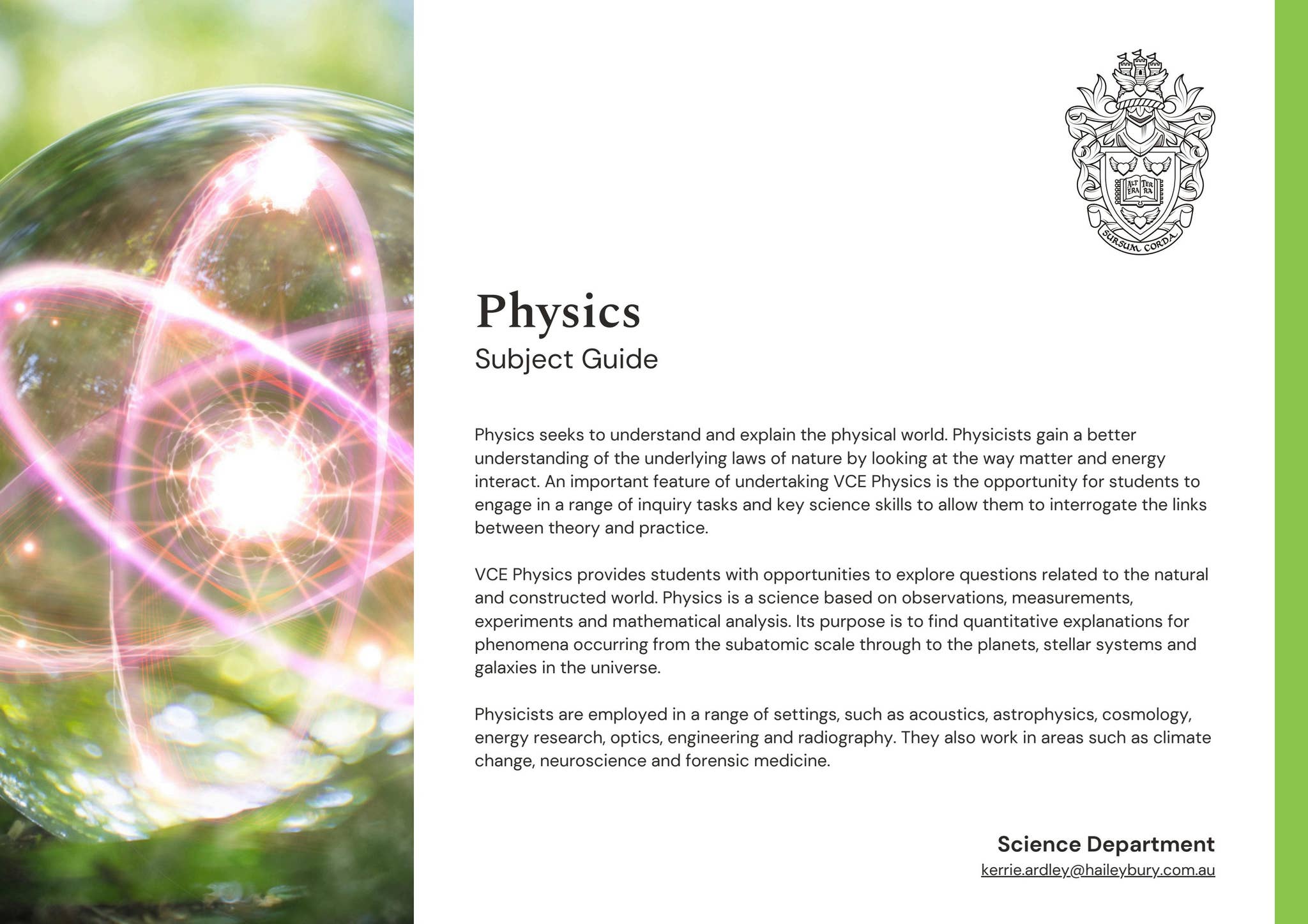 Physics by Haileybury - Issuu