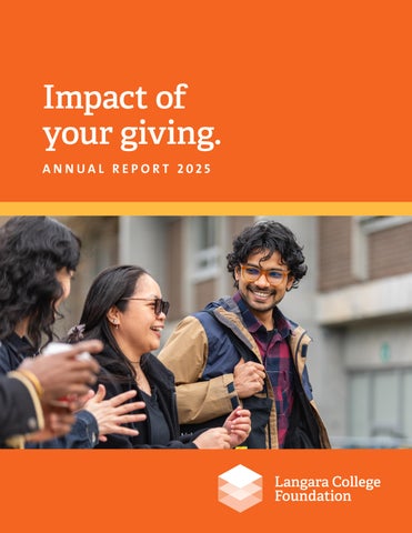 Langara College Foundation Annual Report - 2025
