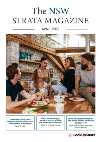 The NSW Strata Magazine | April 2026