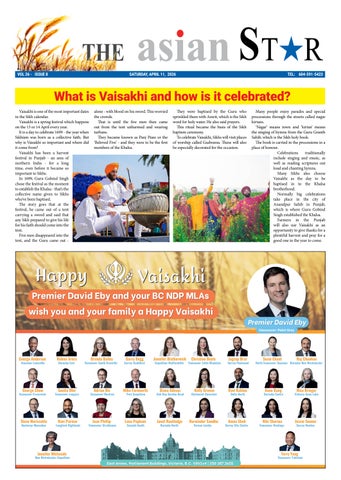 The Asian Star - April 11, 2026 - Vaisakhi Edition