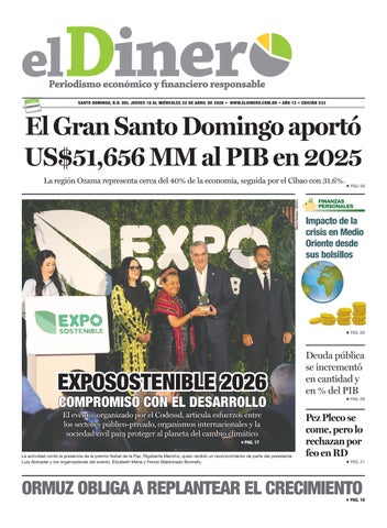 Periódico elDinero (533) 16/04/2026