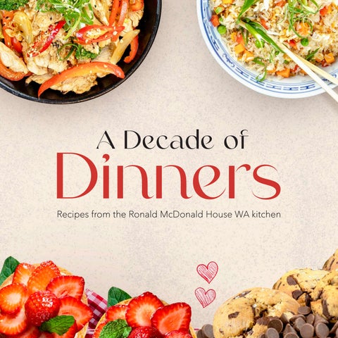 MinRes Ronald McDonald House WA cookbook