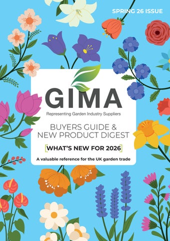 GIMA Buyers Guide & New Product Digest - Spring 2026 - A valuable reference for the UK Garden Trade