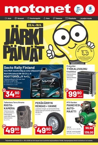 Motonet - Järkipäivät 22.4.-19.5.