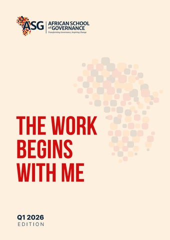ASG Q1 Newsletter 2026 - The Work Begins at Home