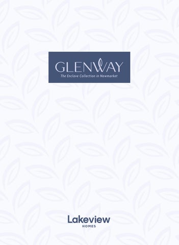 Glenway - 45FT & 50FT Detached Homes Brochure