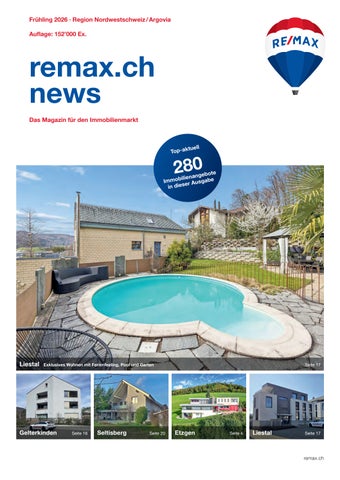 RE/MAX News NWCH/Argovia, Frühling 2026