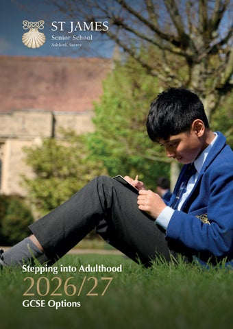 Stepping into Adulthood 2026/27 - St James Senior School, Ashford, Surrey