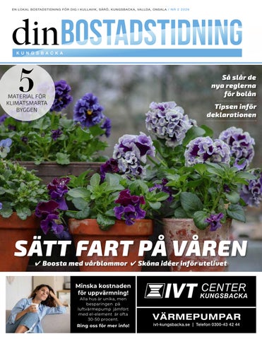 Din Bostadstidning Kungsbacka nr 2 2026