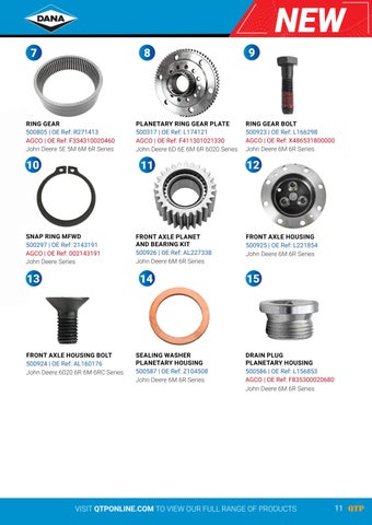 QTP DANA Parts 灯饰目录 2026 第 11 页