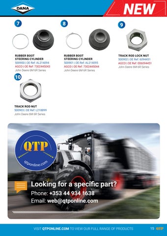 QTP DANA Parts 灯饰目录 2026 第 15 页