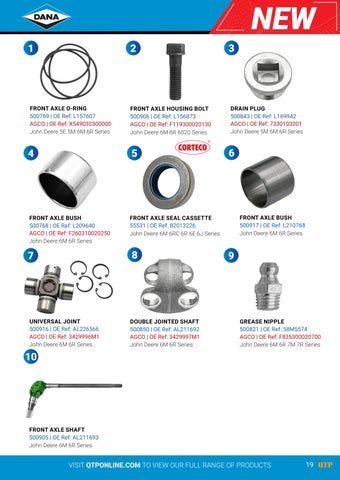QTP DANA Parts 灯饰目录 2026 第 19 页