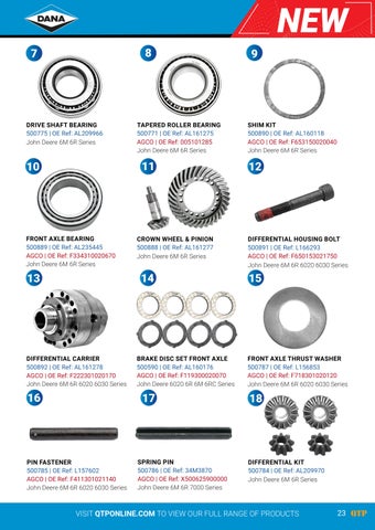 QTP DANA Parts 灯饰目录 2026 第 23 页