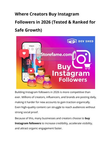 Where to Buy Instagram Followers Real & Safe (Trusted Sites)