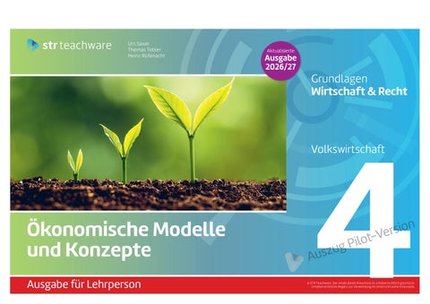 VWL 4 Ökonomische Modelle und Konzepte - Auszug Pilot-Version