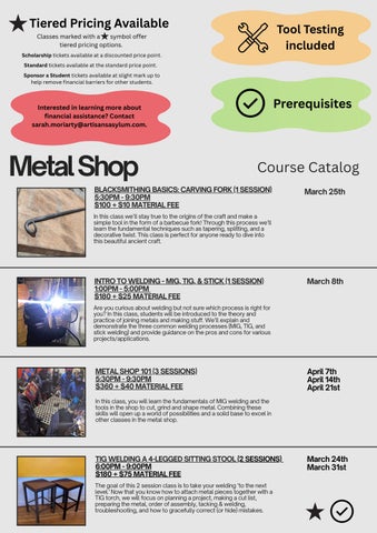 TEST Course Catalog 10 PAGES