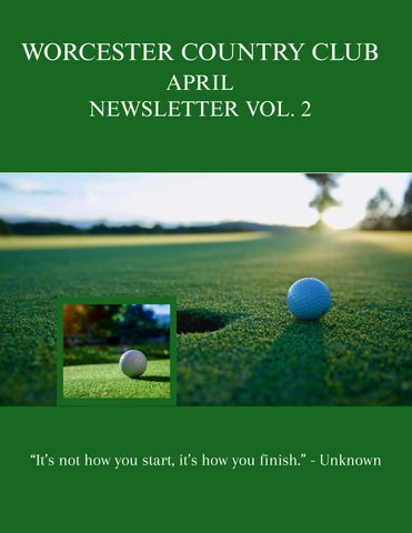 April Newsletter Vol. 2
