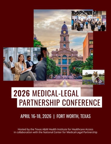 2026 Medical-Legal Partnership Conference Booklet