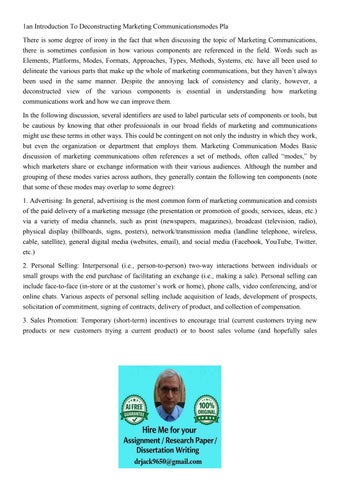 1an Introduction To Deconstructing Marketing Communicationsm
