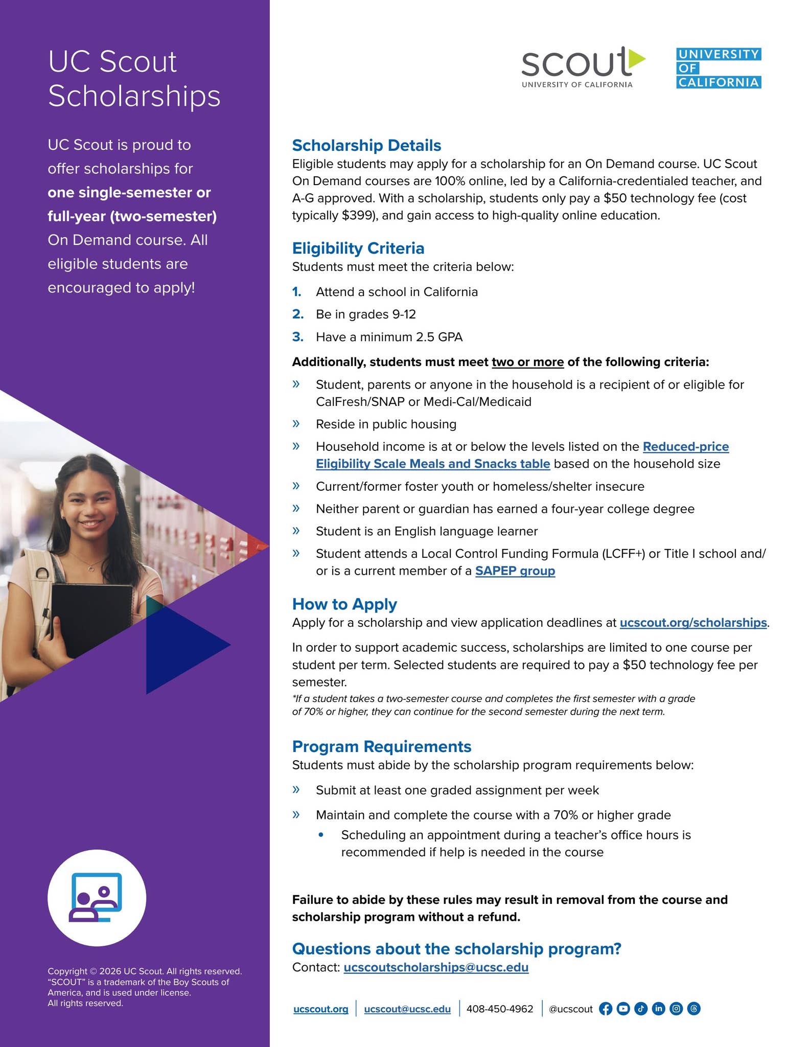 Uc Scout Notes.pdf UC Scout Scholarships by UC Scout - Issuu