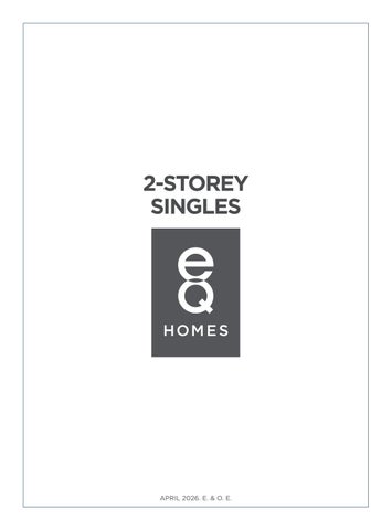 eQ. Homes - Village - 2 Storey Singles Brochure