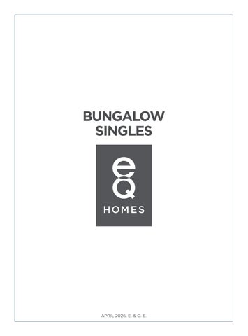 eQ Homes - Villages - Bungalow Singles Brochure