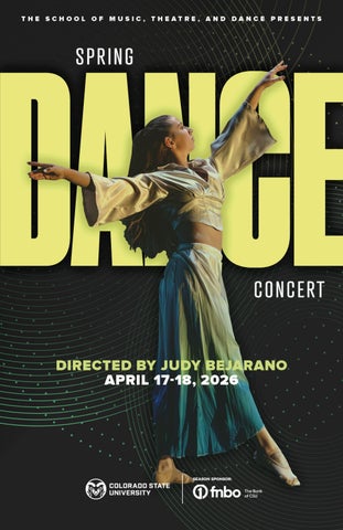 Colorado State University / Spring Dance Concert / 04.17.26