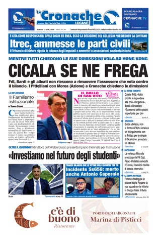 Cronache del 17 aprile 2026