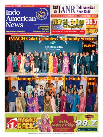 Indo-American News: April 17, 2026