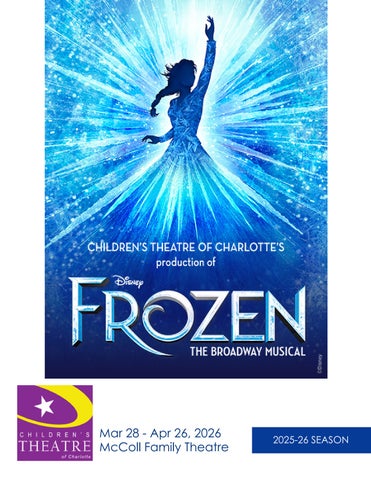 2025-26 season Disney's Frozen the Broadway Musical