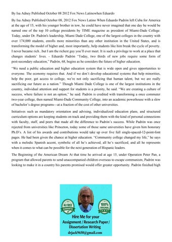 By Isa Adney Published October 08 2012 Fox News Latinowhen E