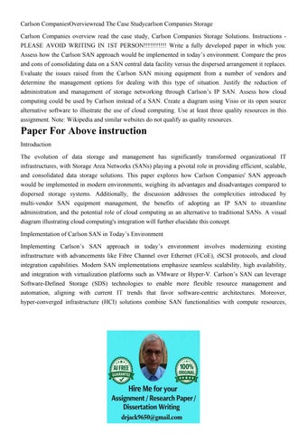 Carlson CompaniesOverviewread The Case Studycarlson Companie