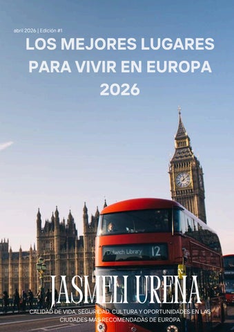 Los Mejores Lugares para Vivir en Europa 2026 (3)