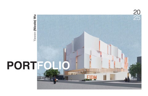 Yawen Nicole Wu Portfolio