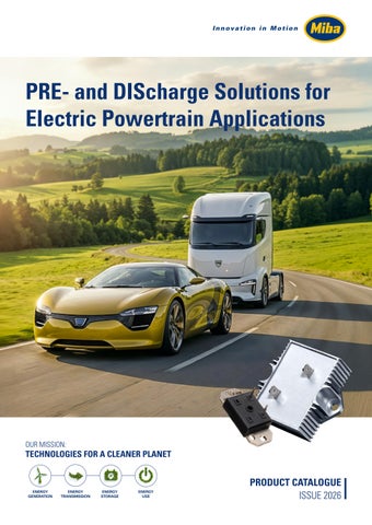 Miba Power EV Katalog 2026