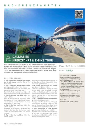 Sommer - Herbst 2026 | Fürst Reisen 第 10 页