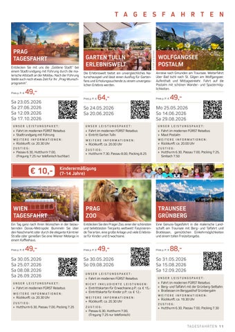 Sommer - Herbst 2026 | Fürst Reisen 第 11 页