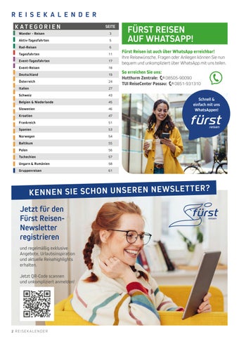 Sommer - Herbst 2026 | Fürst Reisen 第 2 页