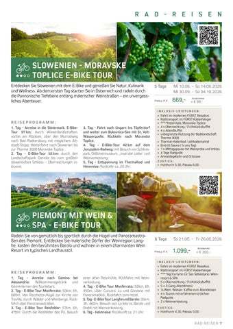 Sommer - Herbst 2026 | Fürst Reisen 第 7 页