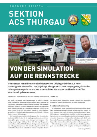 Clubmagazin ACS Sektion Thurgau