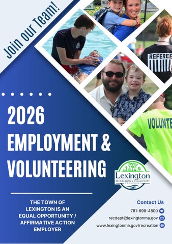 2026 Job and Volunteer Book