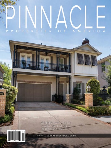 Pinnacle Properties of America: Vol. XVIII, No. 1 — Corcoran Genesis